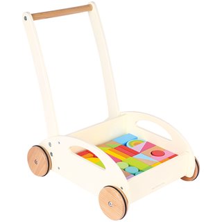 Loopwagen met blokken